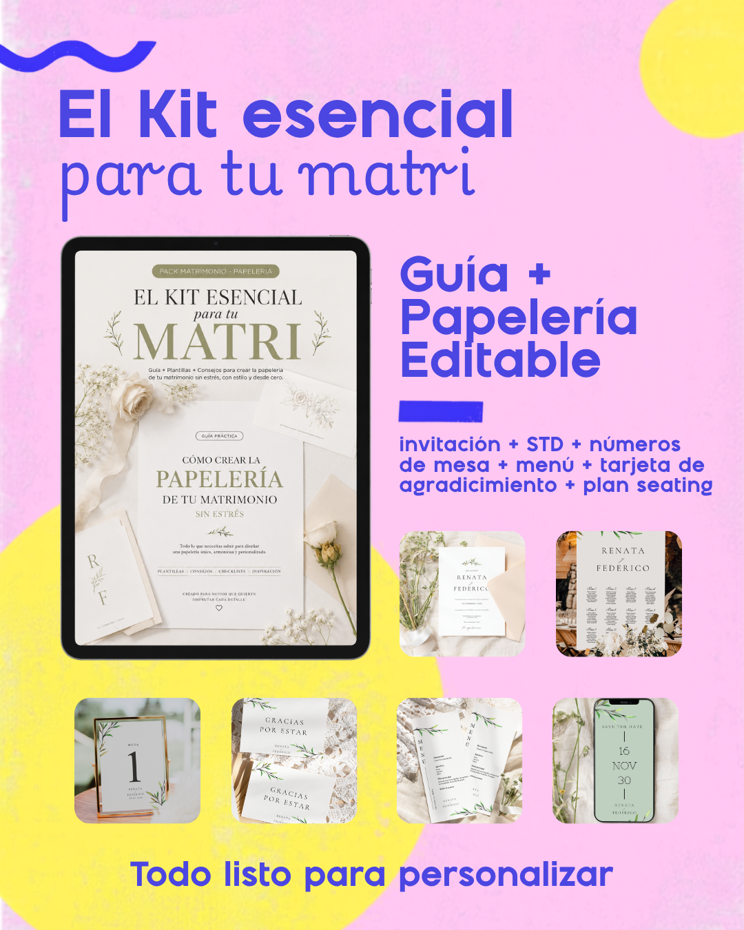 El Kit Esencial para tu Matri 🤍